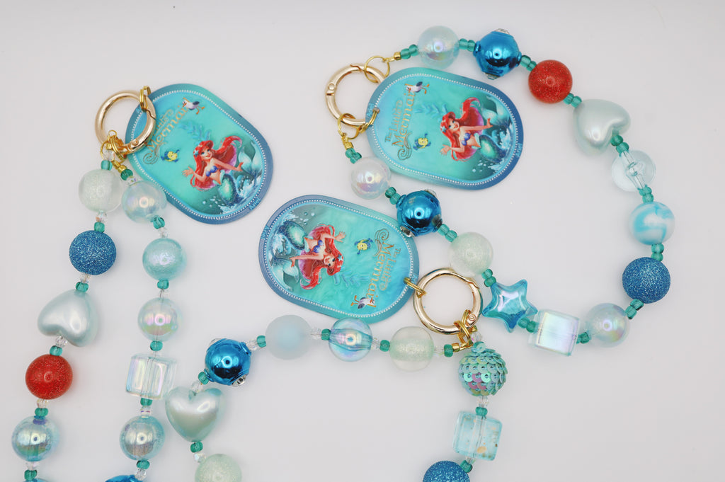 L mermaid charms