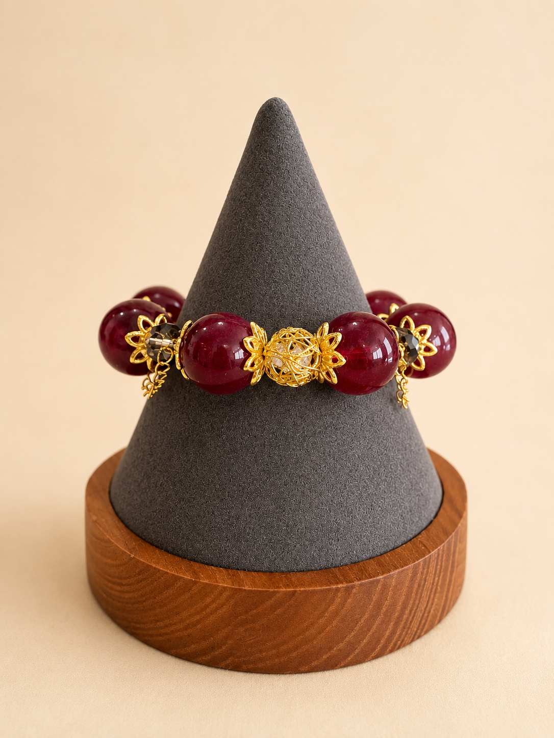 WINE x GOLD bracelet